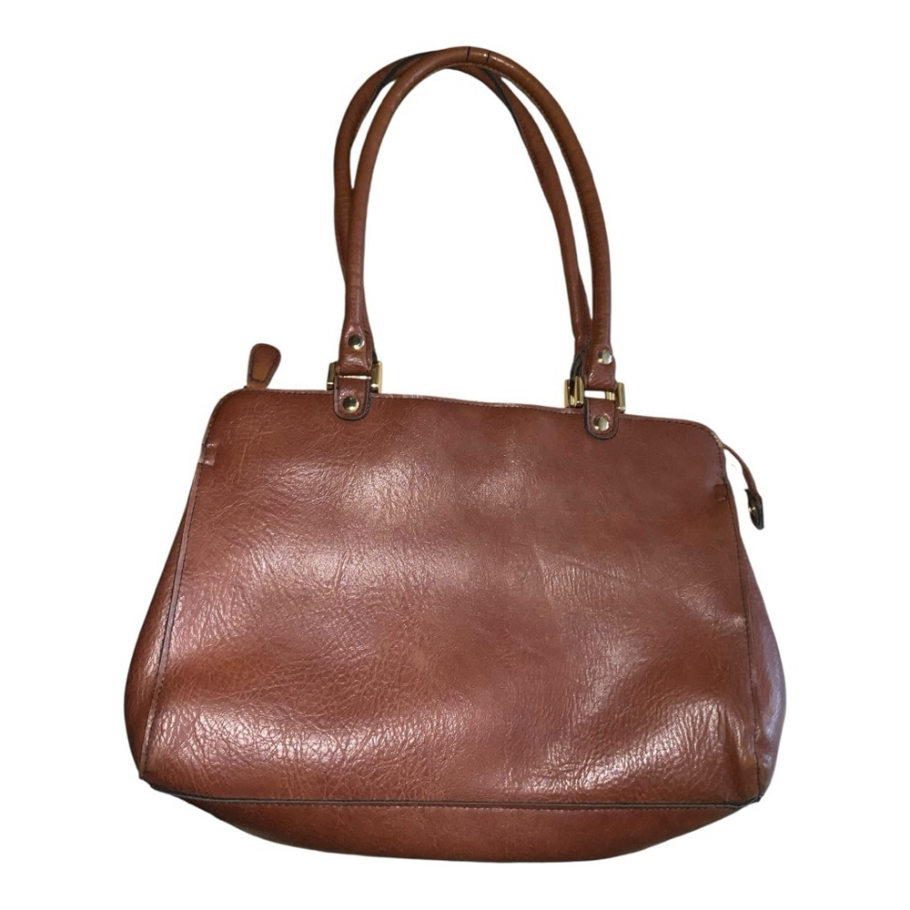 Cornell Brown Satchel Handbag One Size - Picture 4 of 6